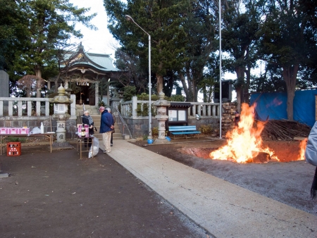 近所の神社に初詣