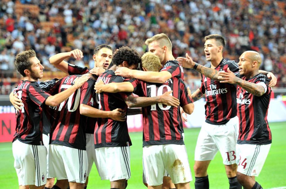 MilanPerugia 2-0 goals by Honda and Luiz Adriano