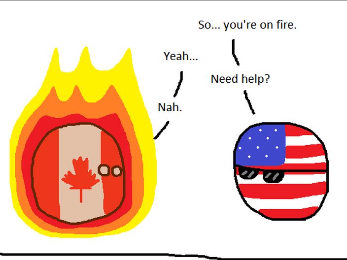 西カナダの野火 (3)