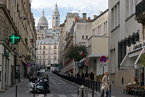 パリの道