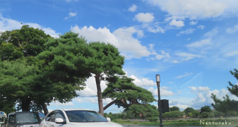 2022 7 ・30 京都タワーが見えるのかを確かめに　京都嵐山へ　車の中からの写真　8