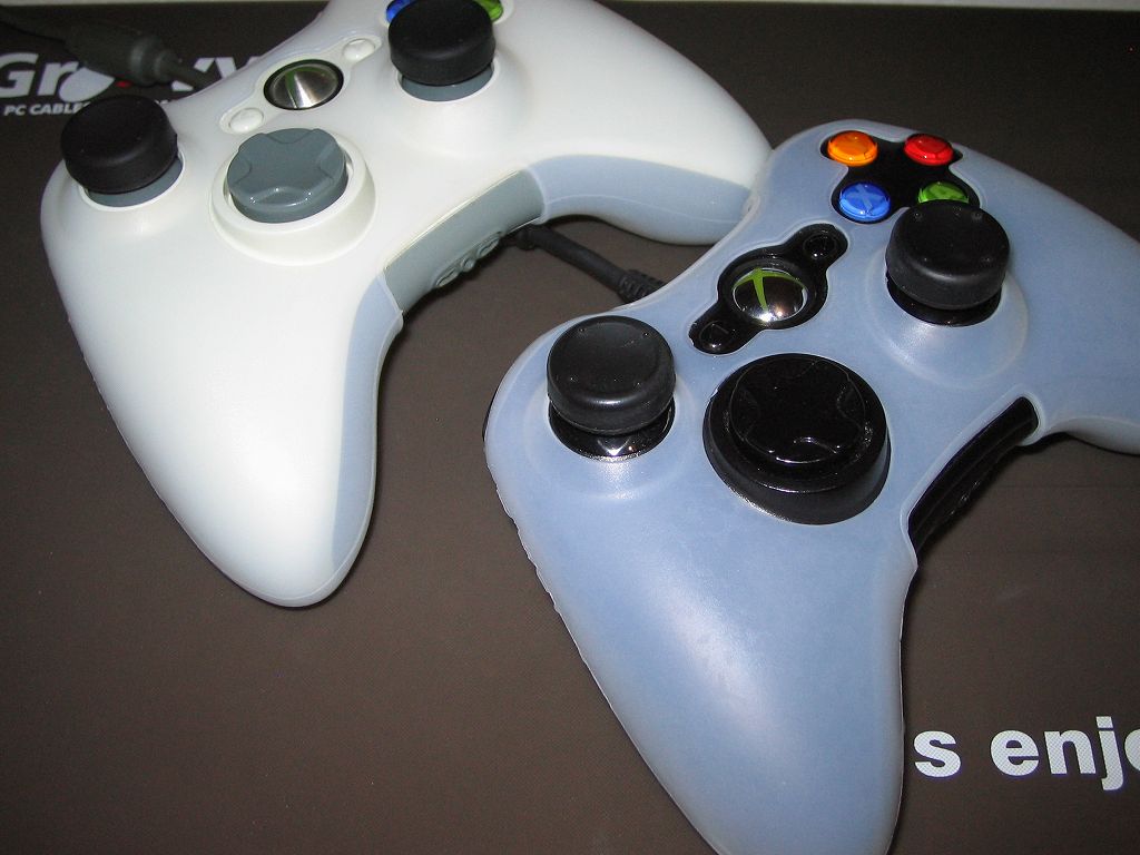 Xbox 360 コントローラー本体のキズやホコリ、手垢を防ぎグリップが 