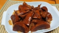 竹の子と豚肉の赤味噌炊き　20220420