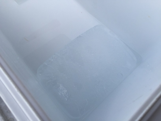 20150207_クーラーボックスの氷