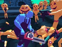 かぼちゃモンスターをチェーンソーで倒すゲーム【Halloween: Chainsaw】