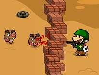 マリオの防衛シューティング【Mario vs Zombie Defense】