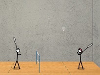 棒人間のバドミントンゲーム【Stick Figure Badminton】