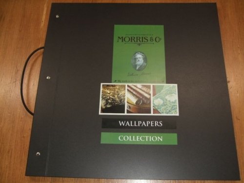「WALLDECO MATERIALS（ウォールデコ マテリアルズ）」掲載のウィリアム・モリスのカタログ