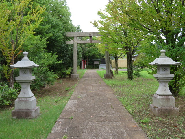 栗木御嶽神社の三ノ鳥居１
