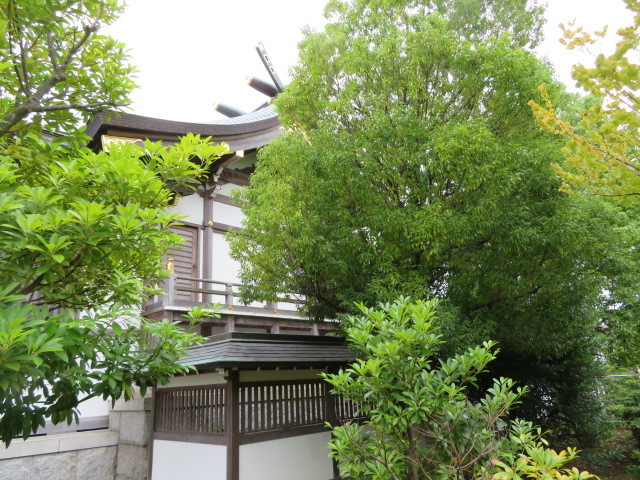 栗木御嶽神社の拝殿・本殿１３