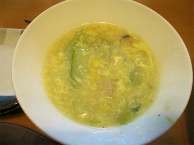 220721ズッキーニとトウモロコシの中華スープ